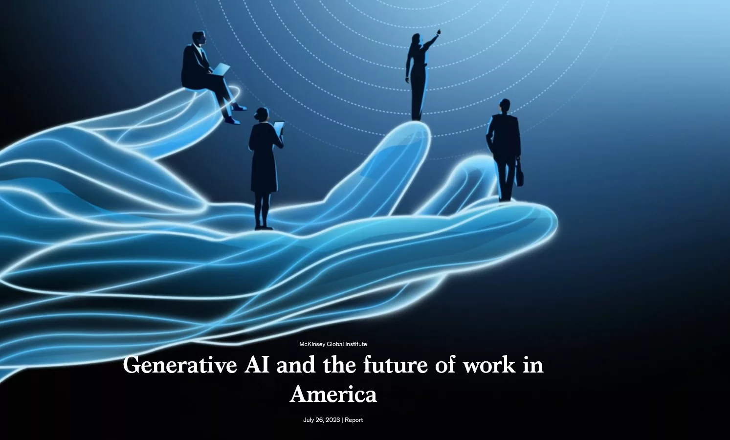 mckinsey generative ai and the future of work in america